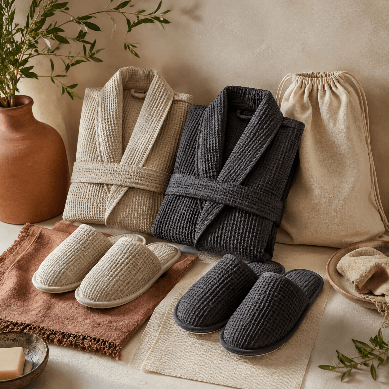 Premium Bathrobe Set